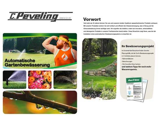 Peveling | Prospekt Automatische Gartenbewässerung